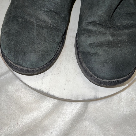 UGG Classic Tall II Boots Black Authentic Shearling Sheepskin Womens Size 7 - Picture 8 of 9